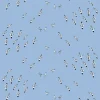 Skärfläcka ljusblå tyg – Naturligt och harmoniskt fågelmotiv