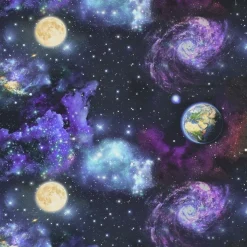 Space bomull tyg