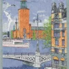 Stockholm kökshandduk 35X50 - Ekelunds Linneväveri
