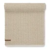 Stria beige-jute löpare 35x120 cm – Bomull & jute