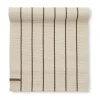 Striava beige löpare 35x120 cm