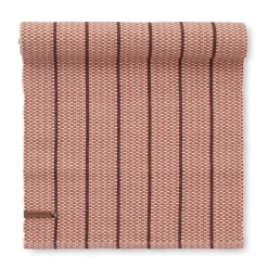 Striava rosa löpare 35x120 cm