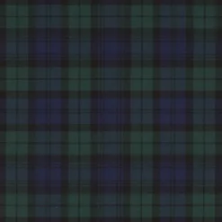 Tartan mörkblå skotskrutigt tyg