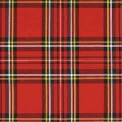 Tartan röd skotskrutigt tyg