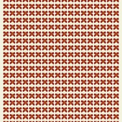 Textilvaxduk Fjäril mini röd