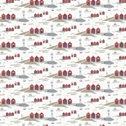 Textilvaxduk Kust offwhite