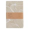 Tilda beige bordsduk med grafiskt mönster i bomull 140x280cm