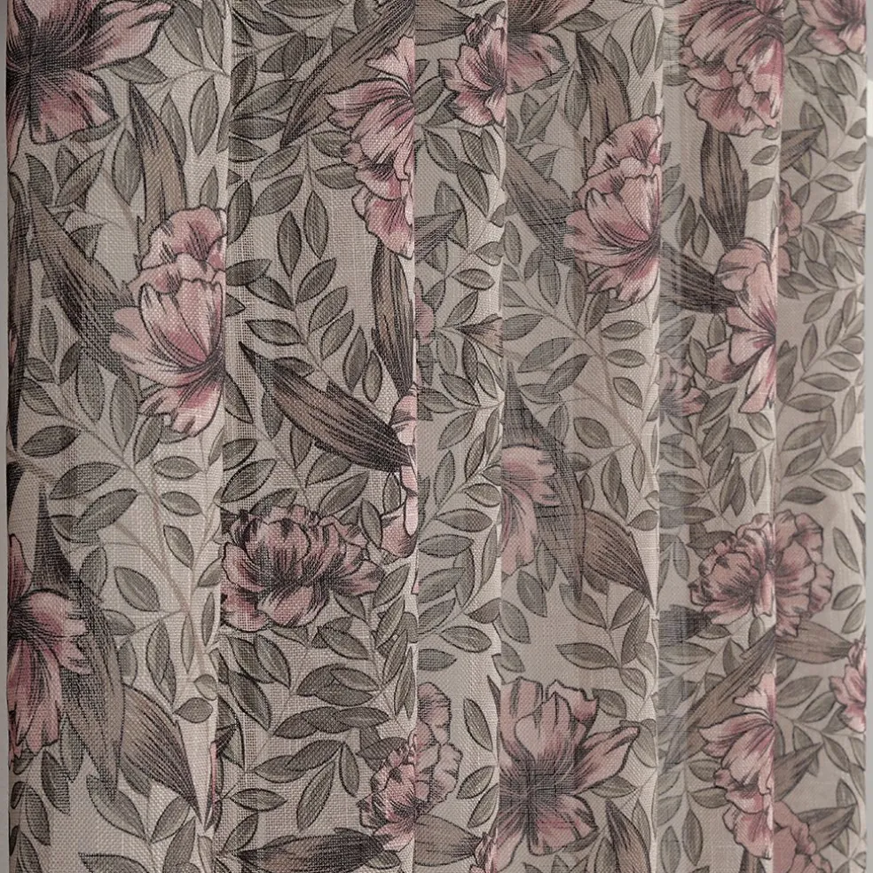 Toulouse ljusrosa gardiner - mjuka beige och rosa toner