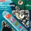 Tryckknapp Sport & Camping silver