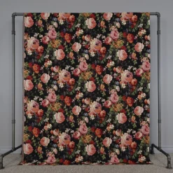 Turin svart jacquard - lyxigt möbeltyg