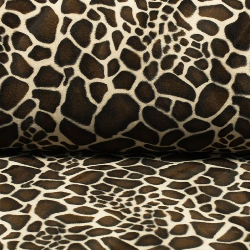 Velboa giraff brun