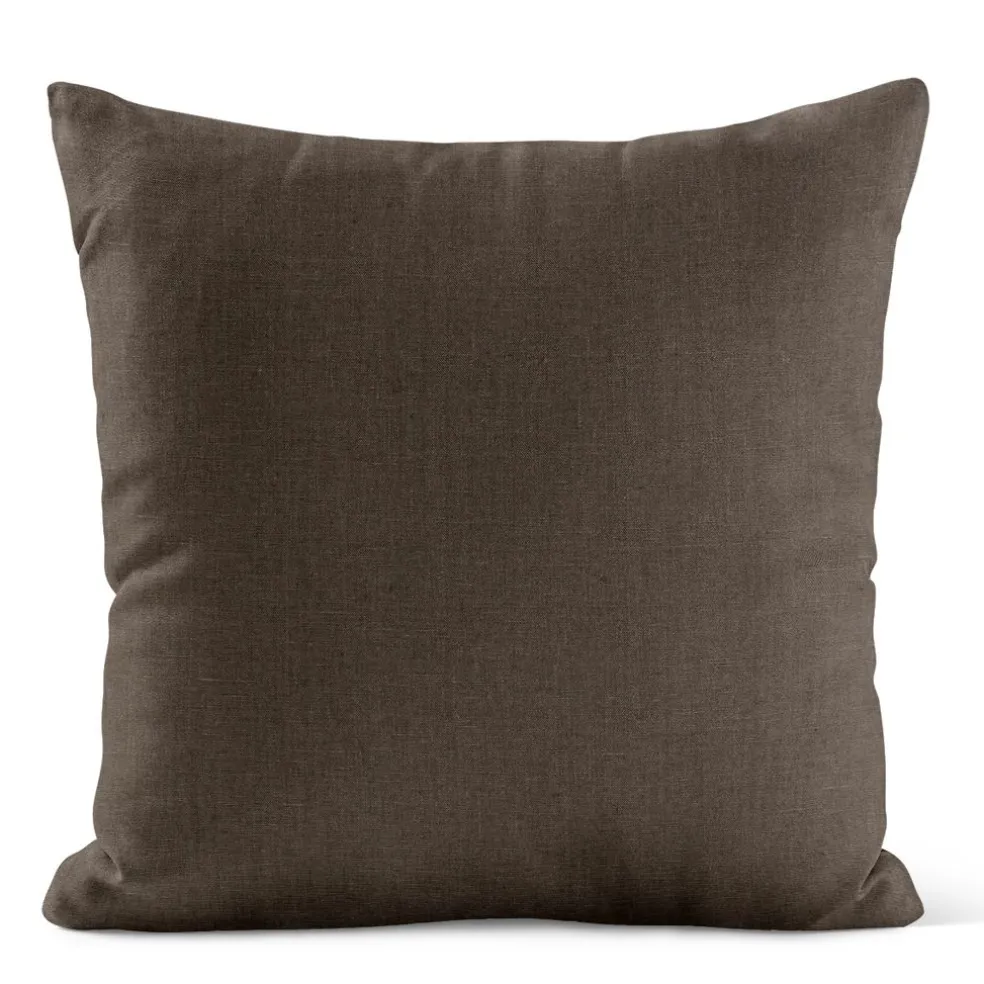 Verone Linne Brun kuddfodral