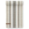Wove beige löpare 17x120 cm – Randig bordslöpare
